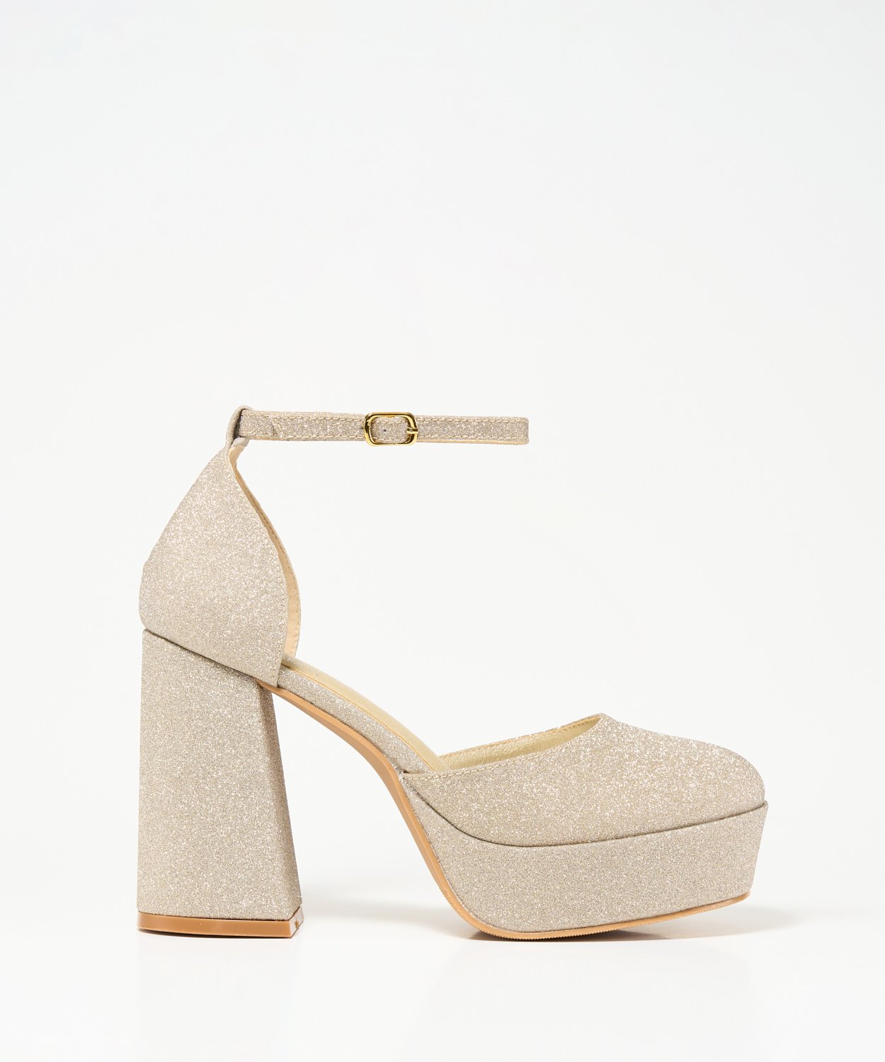 Zapatos plataforma glitter pulsera image number null